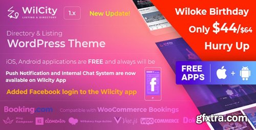 ThemeForest - Wilcity v1.1.7.5 - Directory Listing WordPress Theme - 22066447