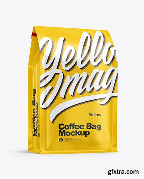 Matte Coffee Bag Mockup 48721