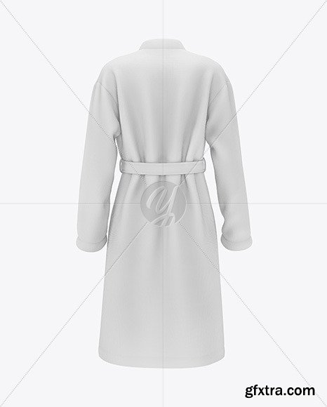 Women\'s Waffle Robe Mockup - Back View 48694