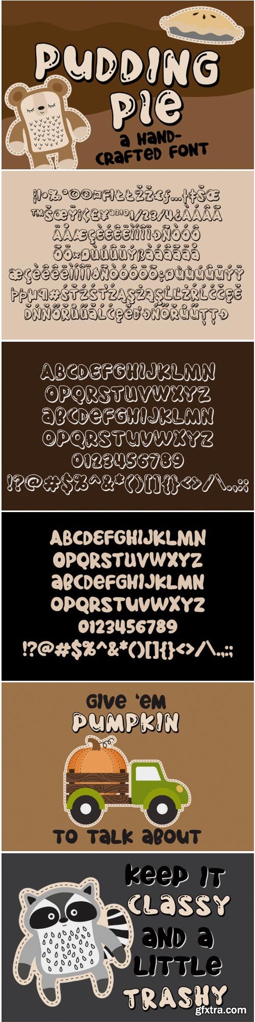 Pudding Pie Duo Font