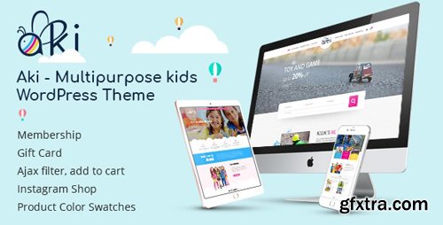 ThemeForest - Aki v1.2.9 - Multipurpose Kids WordPress Theme - 20738235