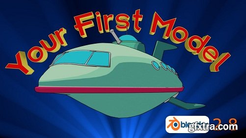 Make your first Blender 2.8 Futurama Style spaceship