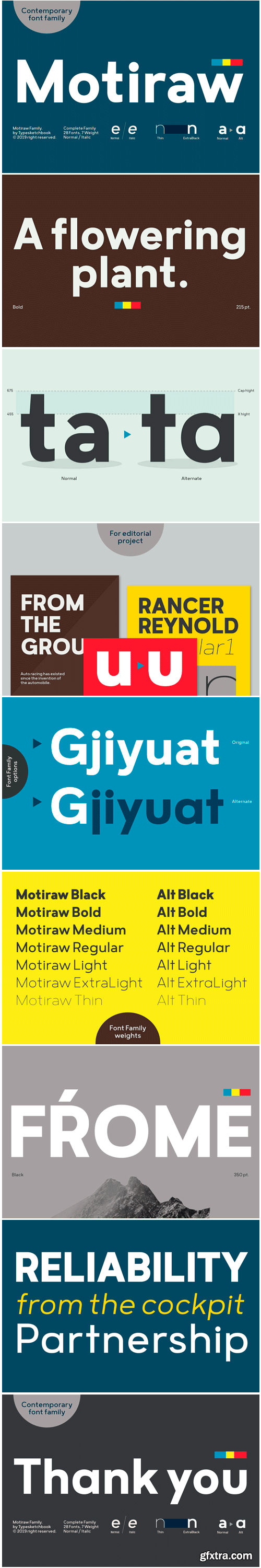 Motiraw Font Family