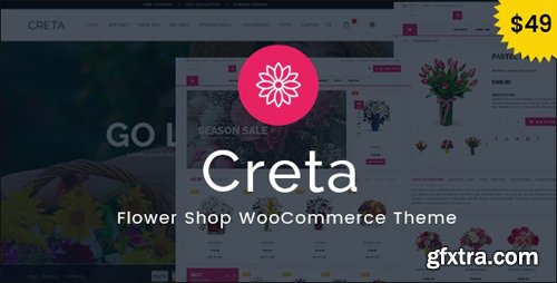 ThemeForest - Creta v4.5 - Flower Shop WooCommerce WordPress Theme - 15113785