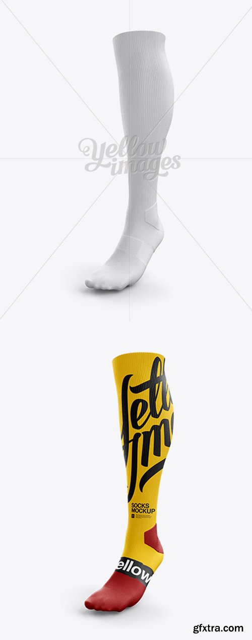 Long Socks Mockup 11441