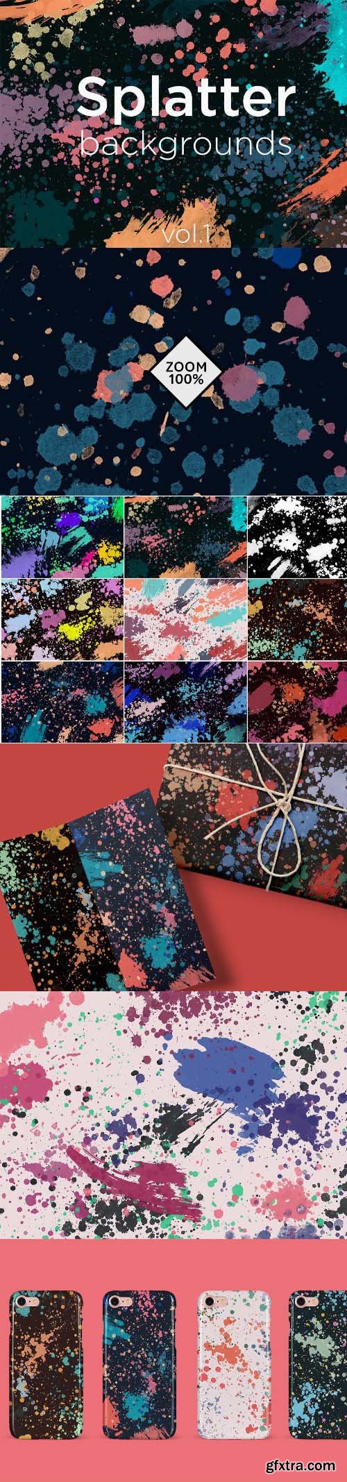 Splatter Backgrounds 1