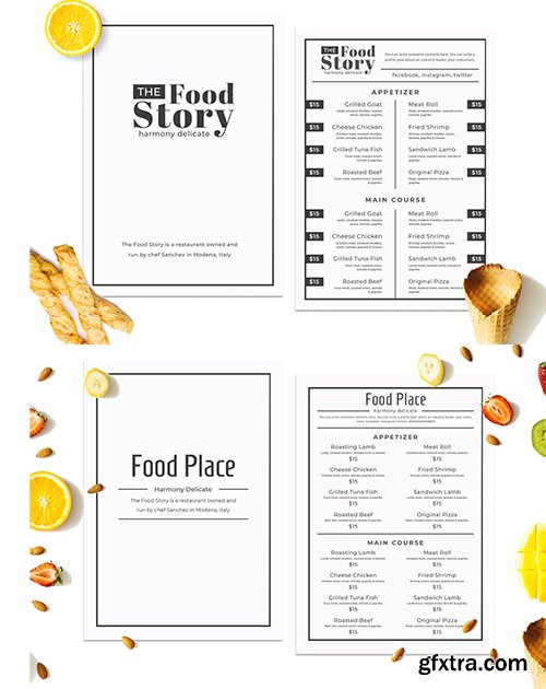 Simple Food Menu