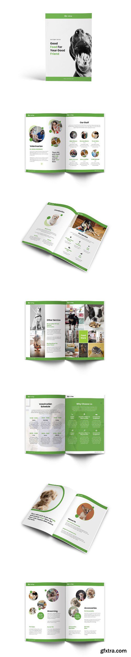 Pet Shop A4 Brochure Template