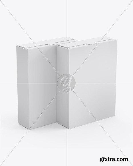 Two Paper Boxes Mockup 48749