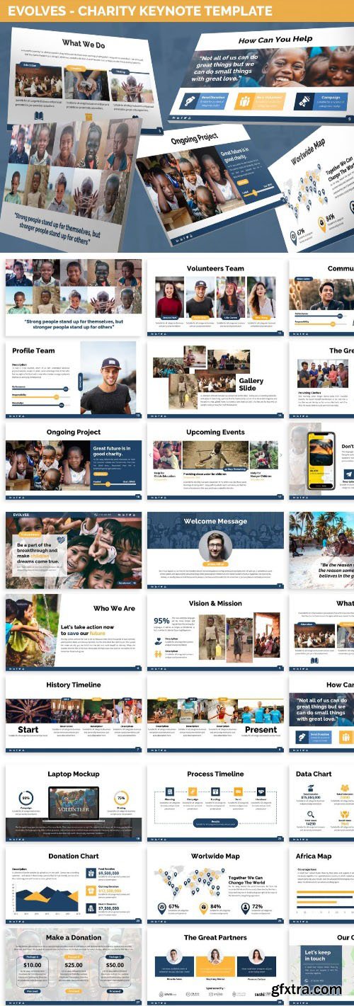 Evolves - Charity Keynote Template