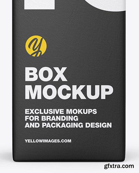 Matte Paper Box Mockup 48700