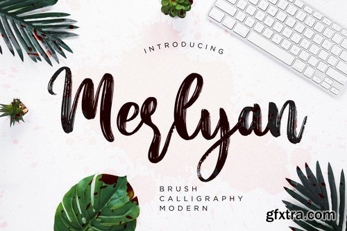 Merlyan Brush Calligraphy Font