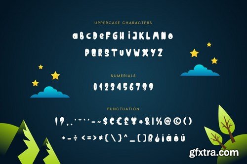 Little Stars - Fun Children Typeface