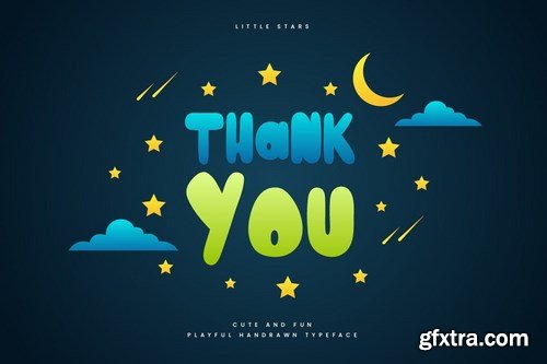 Little Stars - Fun Children Typeface