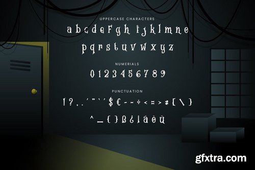 Magic House - Haunted Halloween Typeface