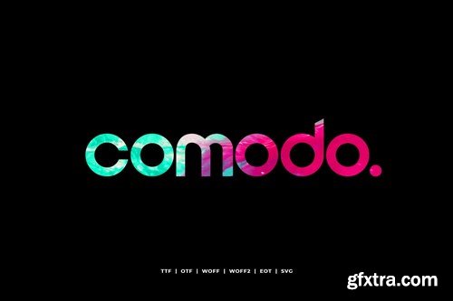 Comodo - Display Typeface + WebFonts