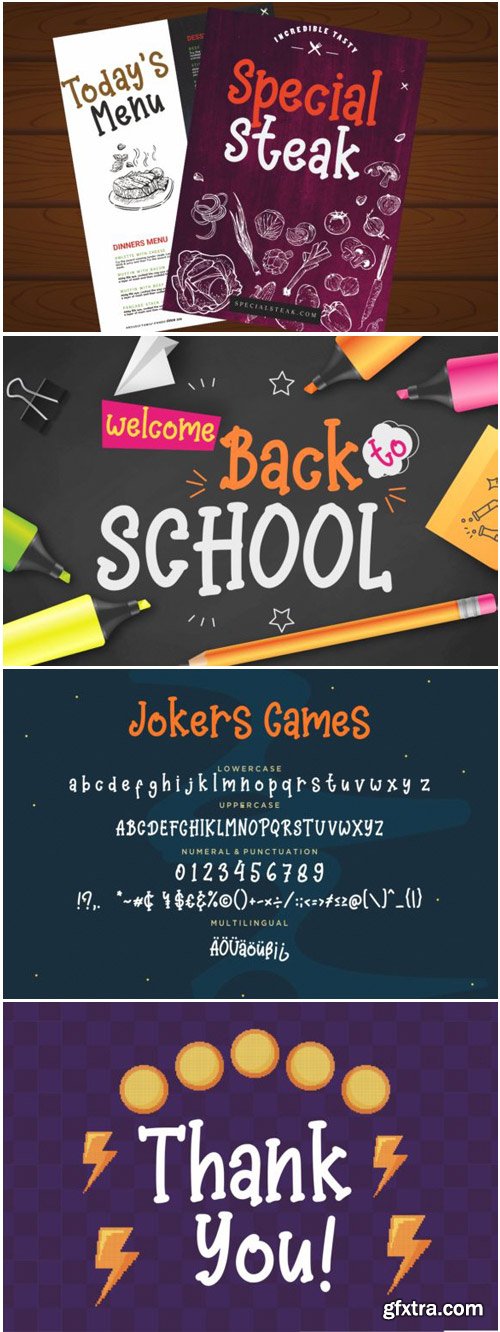 Jokers Games Font