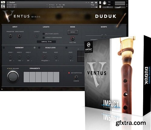 Impact Soundworks Ventus Ethnic Winds Duduk v1.1 KONTAKT-SYNTHiC4TE