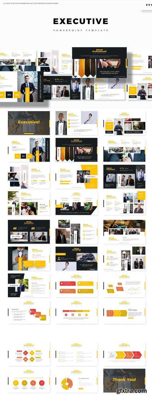 Executive - Powerpoint, Keynote and Google Slides Templates