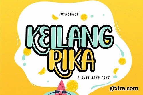 Kellang Rika  Cute Sans Font