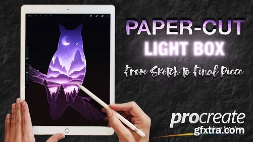 Create a Paper Cut Light Box in Procreate: From Sketch to Final Piece