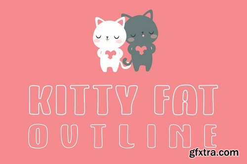 CM - Kitty Fat - Outline 4108105