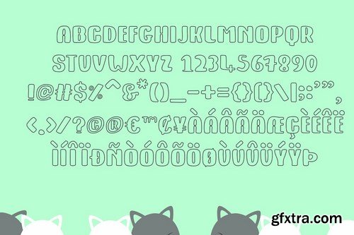 CM - Kitty Fat - Outline 4108105