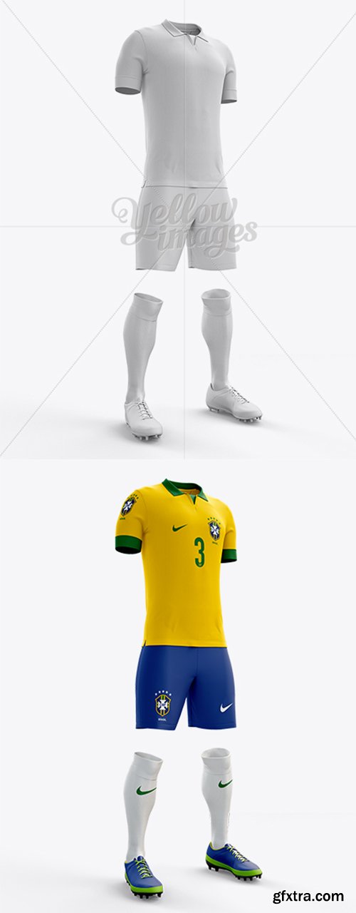 Full Soccer Kit Halfside View