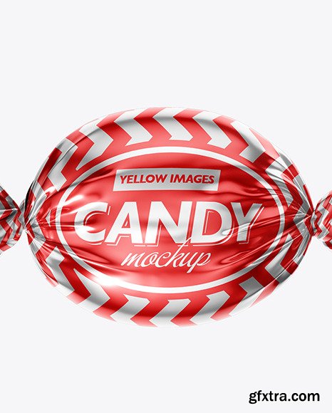 Metallic Candy Package Mockup 48788