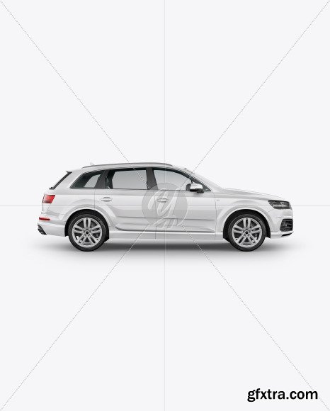 Crossover SUV Mockup - Side View 48612