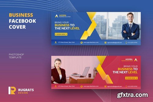 Business R1 Facebook Cover Template