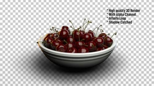 Udemy - Cherries in Bowl Rotating - Fruits Rotate