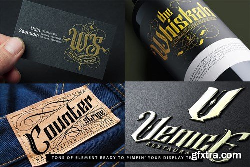 FireFlight Blackletter Modern Font