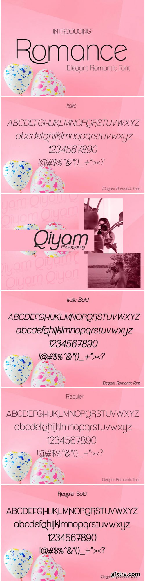 Romance Font