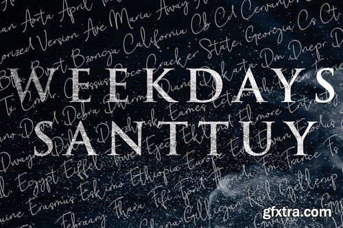 Weekdays Santtuy Font