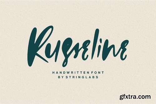 CM - Russeline - Handwritten Font 4107294