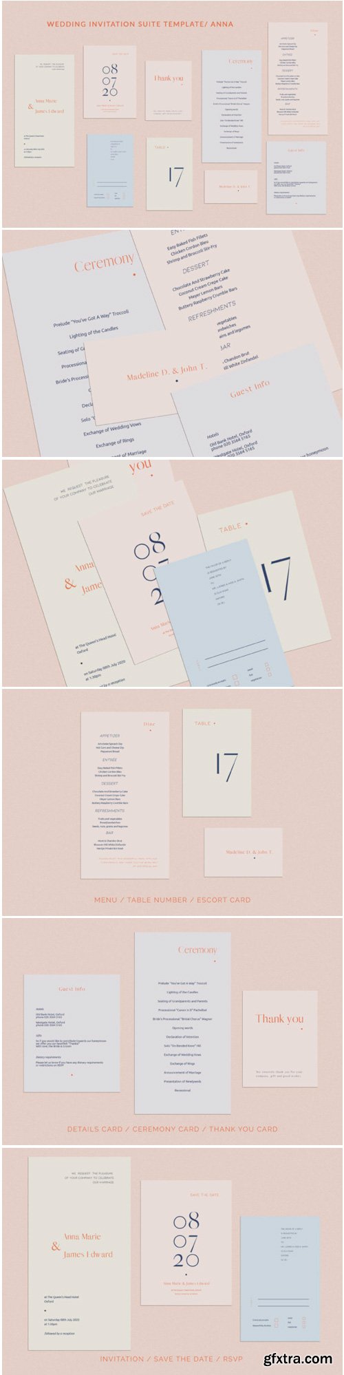 Anna Wedding Invitation Suite 1771800