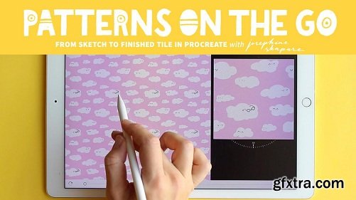 Patterns On the Go – from Sketch to Finished Tile in Procreate (Basic and Half Drop Repeats)