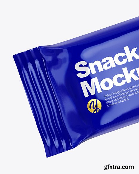 Glossy Snack Bar Mockup 48792