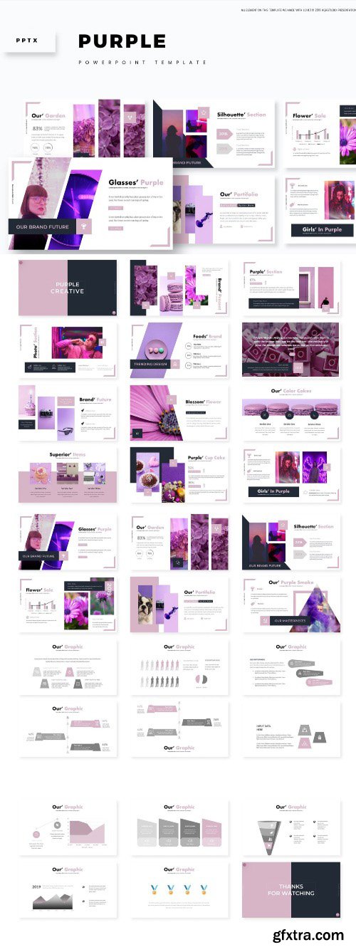 Purple - Powerpoint Template