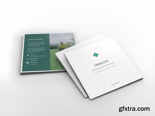 Golf Square Brochure Template