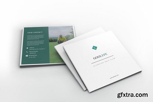 Golf Square Brochure Template