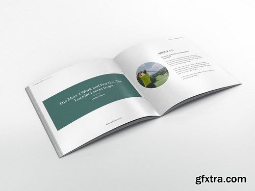 Golf Square Brochure Template