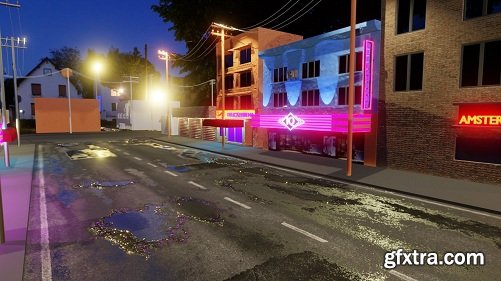 Add Realistic Water Puddles to Any Texture in Your Scene in Blender 2.8