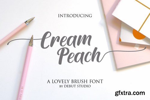 Cream Peach Font