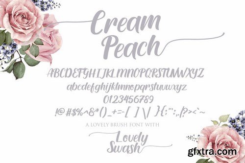 Cream Peach Font