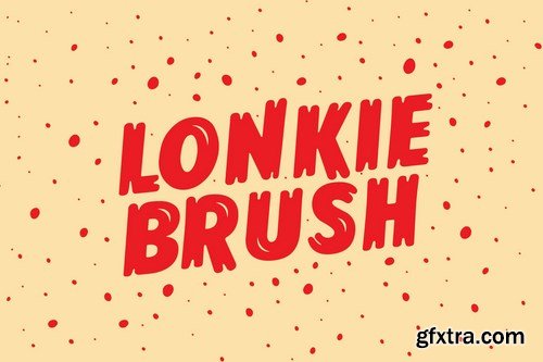 Lonkie Brush Font