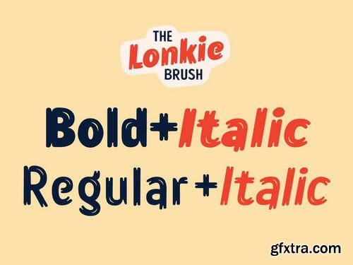 Lonkie Brush Font