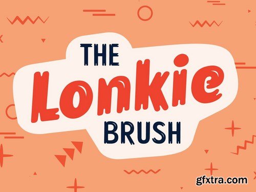 Lonkie Brush Font