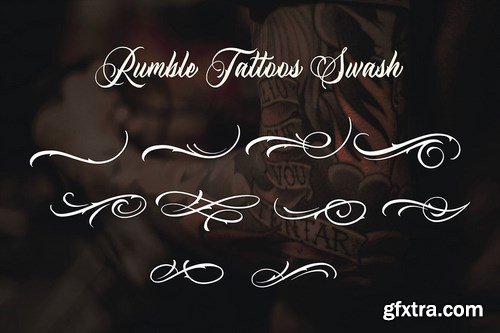 Rumble Tattoos - Tattoos Typeface